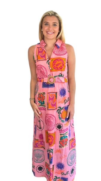 Anna Cate Coral Jill Midi