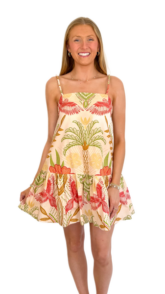 Shore Hibiscus Scarlett Dress
