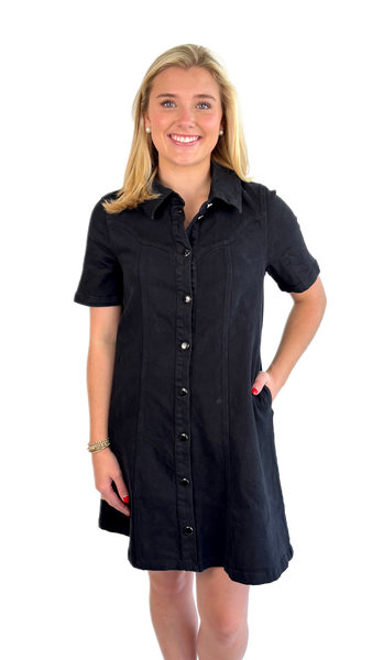 Endless Rose Washed Denim Dress