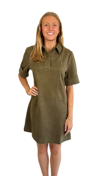 THML Susannah Suede Dress