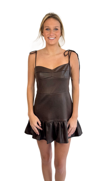 Sincerely Ours Chocolate Vivi Romper