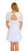 French Connection White Sweetheart Dress
