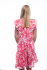 Anna Cate Pink Leaf Aimee Dress