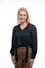 Current Air Black Marissa Top