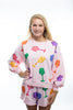 Queen of Sparkles Light Pink Glass Sweatshirt