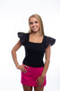 Endless Rose Black Jazzy Top
