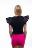 Endless Rose Black Jazzy Top