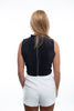 TCEC Black Pleat Top