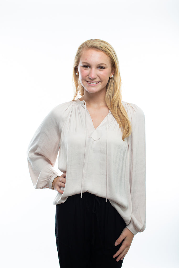 Current Air Taupe Virden Top