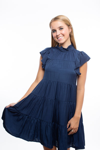 TCEC Navy Natalie Dress