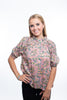 Oliphant Rose Ankara Top