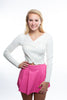 Endless Rose White Battie Sweater