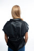 THML Black Leather Top