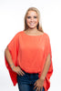 KLD Orange Ophelia Top