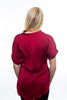 Glam Wine Warner Top