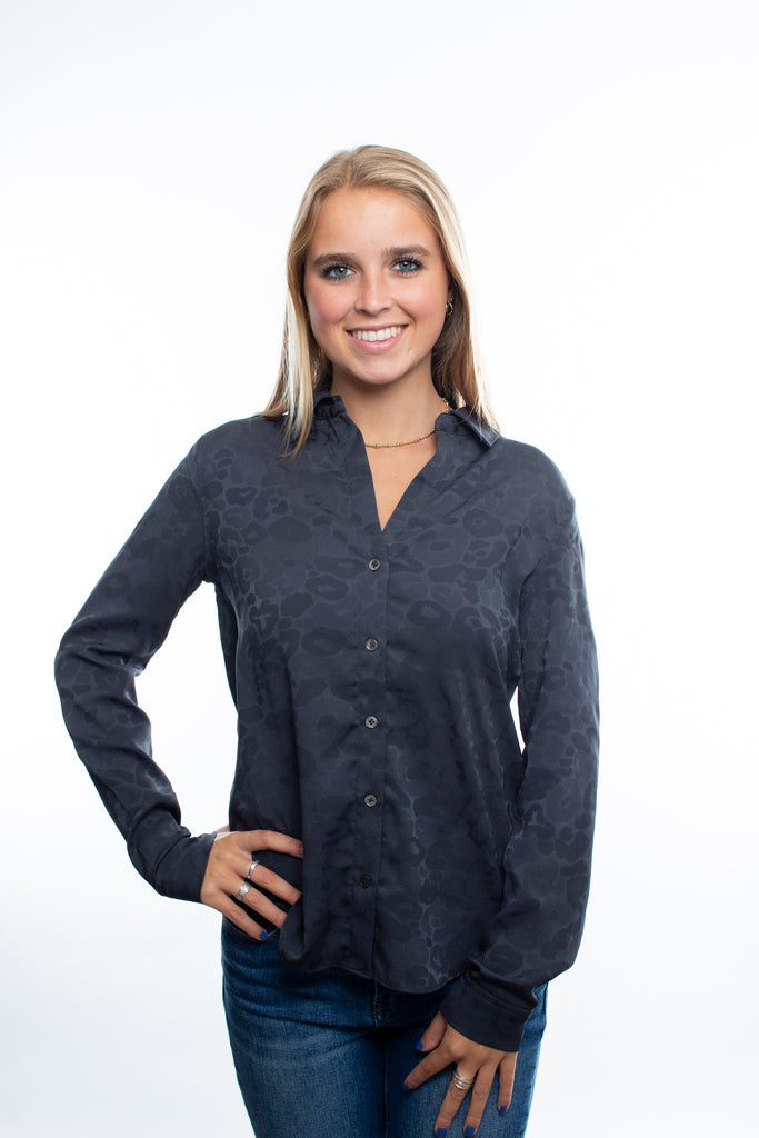 Current Air Charcoal Cheetah Top