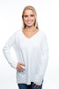 French Connection White Babysoft Sweater