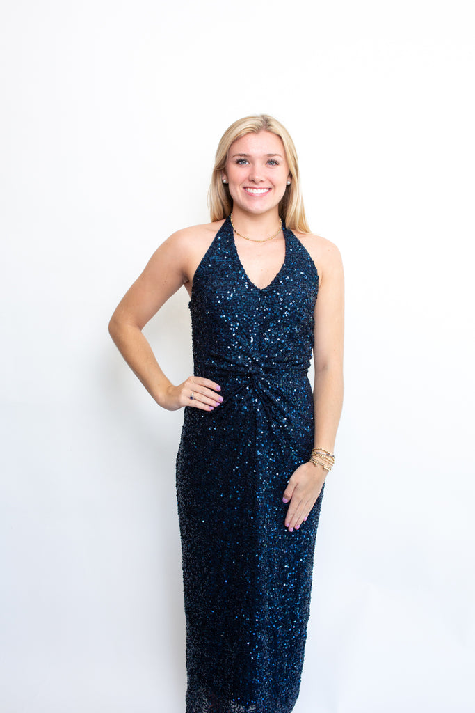 Current Air Sapphire Sequin Dress