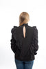 TCEC Black Jennifer Top