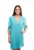 Anna Cate Aqua Meredith Dress