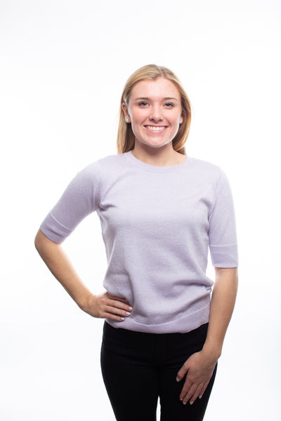 J Society Lilac Sparkle Sweater