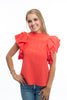 THML Coral Flutter Top