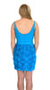 Jewel Turquoise Rosette Dress