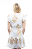 Oliphant Gold Cinched Dress