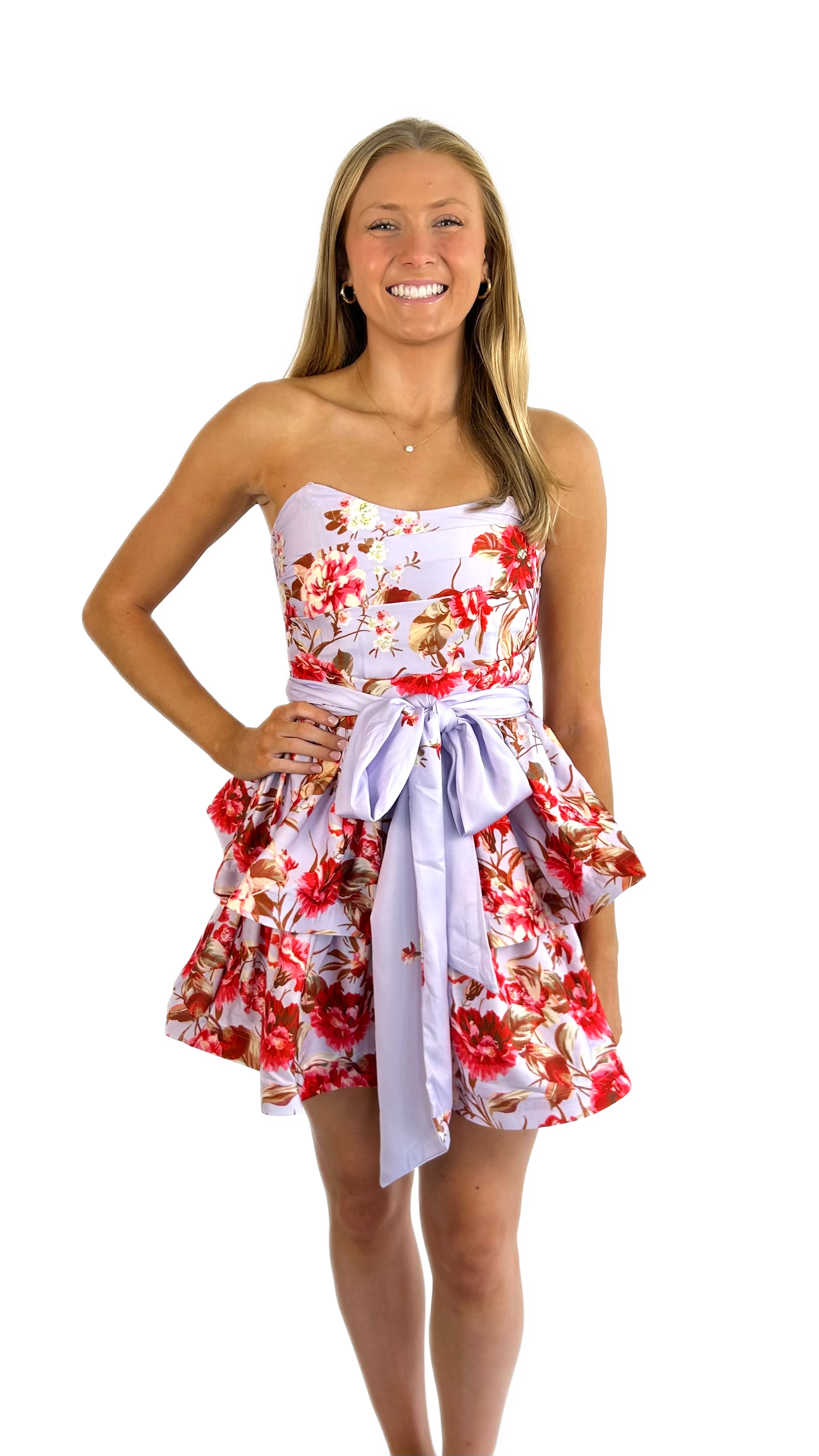 Elliatt Elina Dress Painted Pink Elliatt Elina Dress Painted Pink