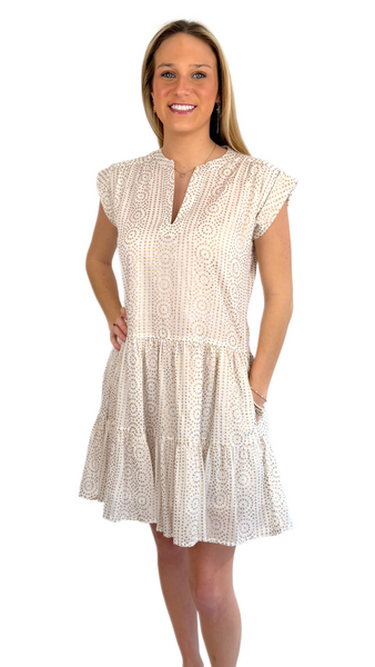 Oliphant Gold Helene Dress