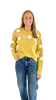 Entro Ochre Flower Sweater