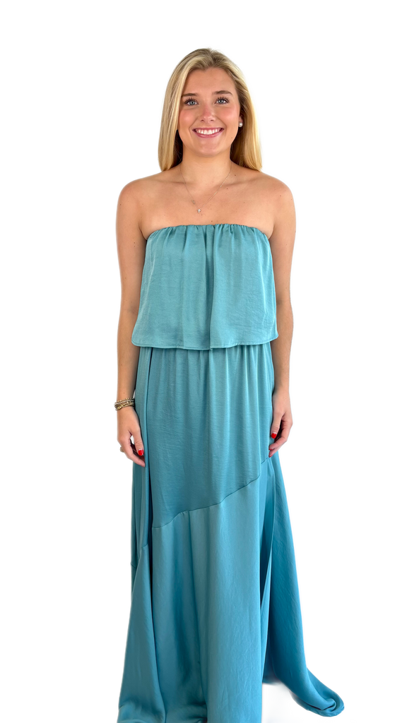 KLD Turquoise Maxi Dress