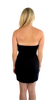 Endless Rose Black Tube Mini Dress