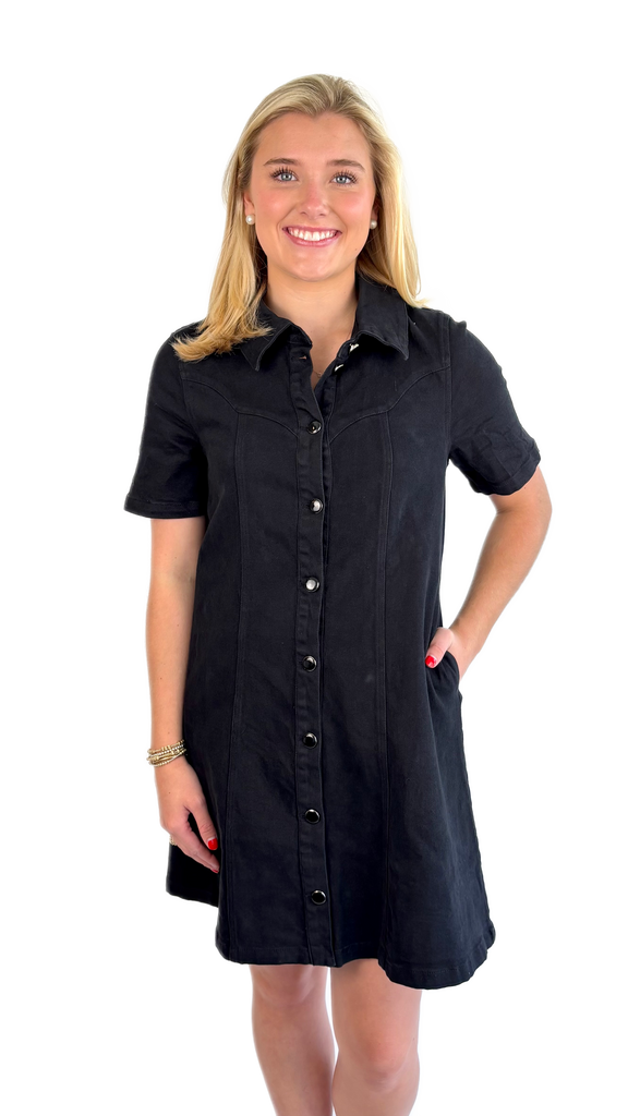 Endless Rose Washed Denim Dress
