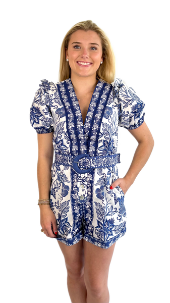 Farm Rio Shell Garden Romper