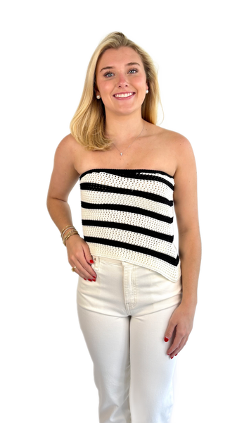 Endless Rose Strapless Domino Top