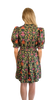 Entro Olive Fall Floral Dress