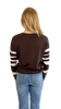 J Society Chocolate Zebra Sweater