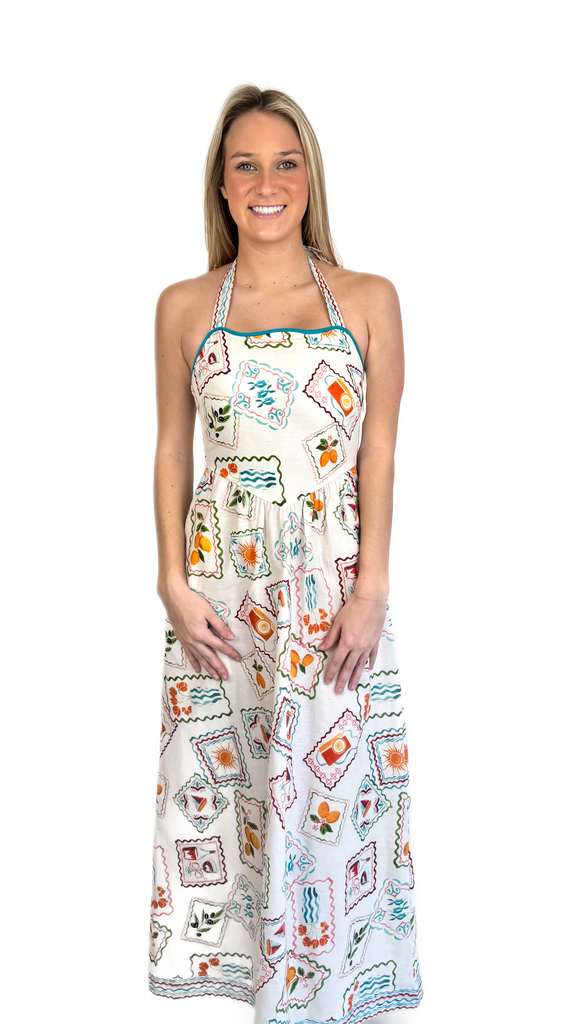 Saylor Maysilee Stamp Midi Dress