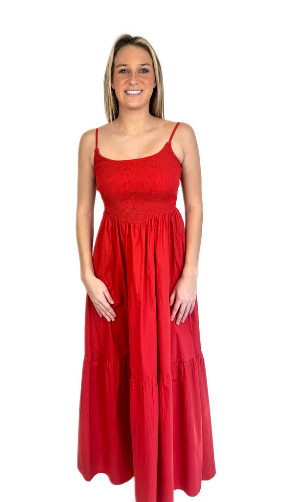 Shore Cherry Sabrina Maxi Dress
