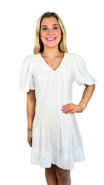 TCEC White April Dress