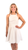 Lavender Brown White Julie Dress