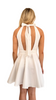 Lavender Brown White Julie Dress