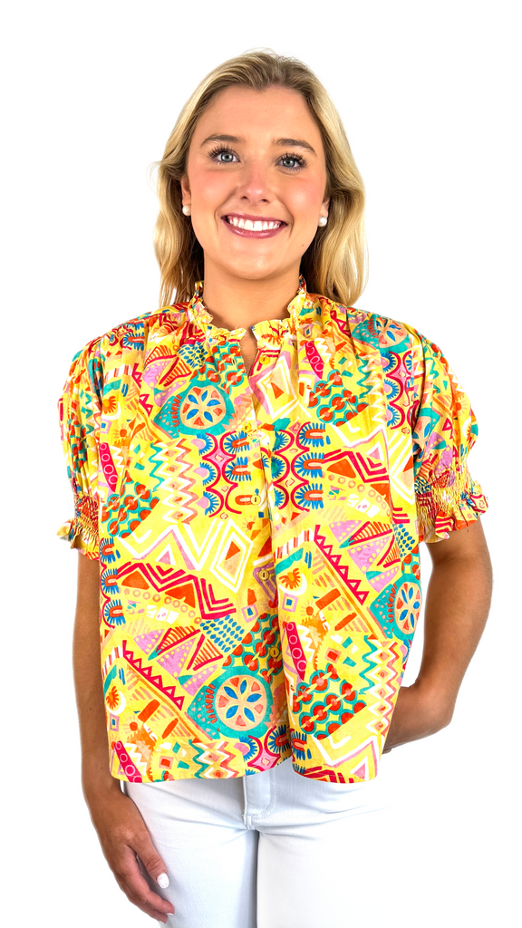 Mahila Aztec Suvie Top