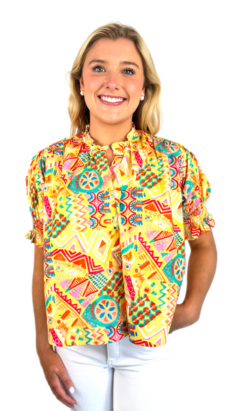 Mahila Aztec Suvie Top