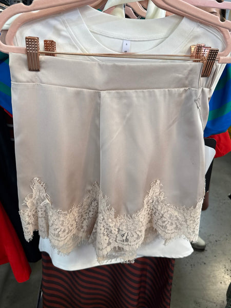 Lacey Champagne Shorts