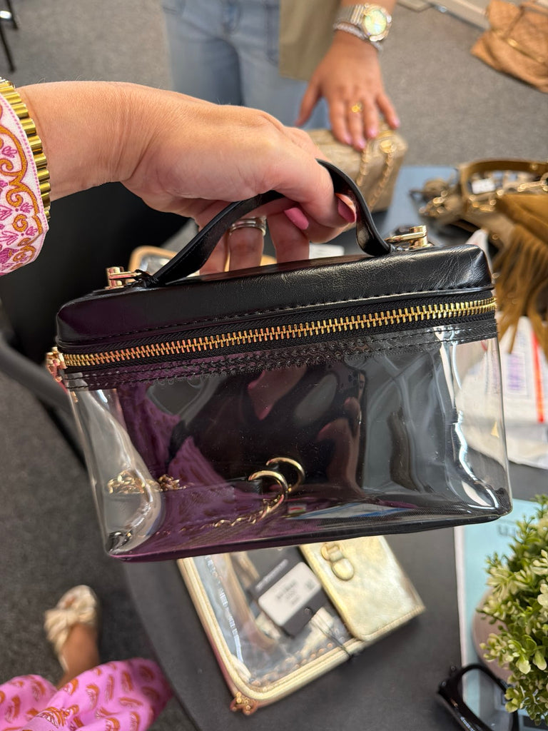 Clear Handbag in Black