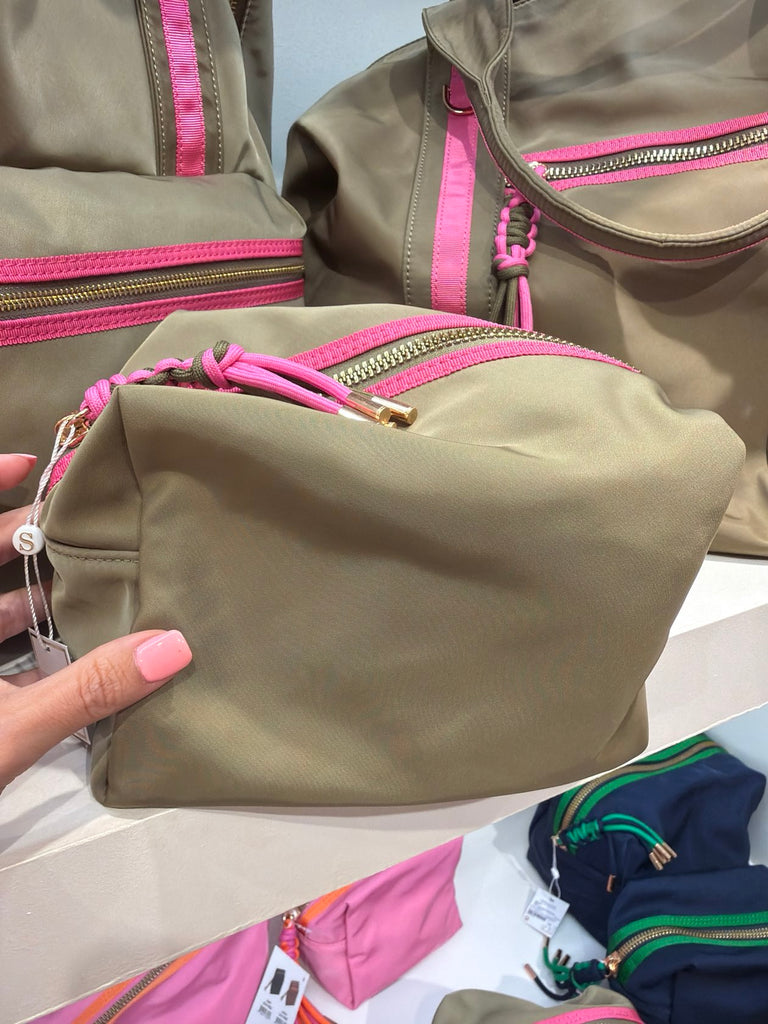 SHIRALEAH Travel Pouch in Pink