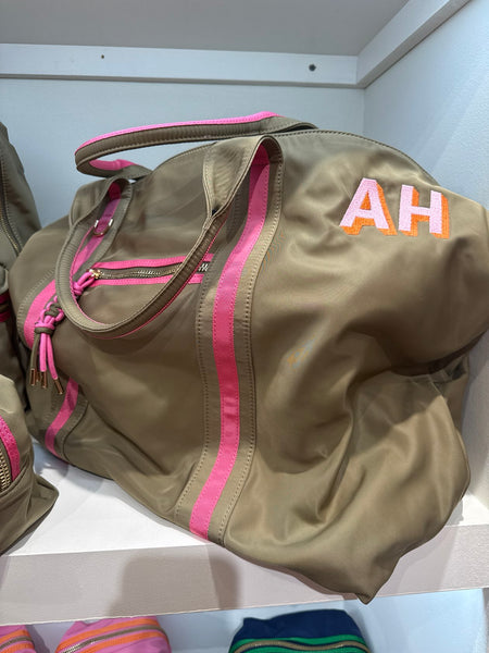 SHIRALEAH Travel Tote in Tan