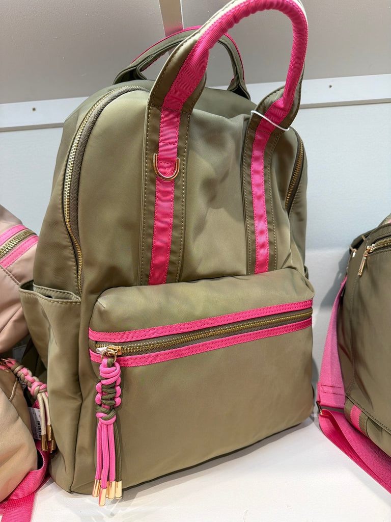 SHIRALEAH Backpack in Tan